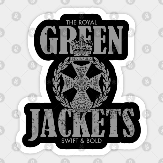 Royal Green Jackets (distressed) Sticker by TCP